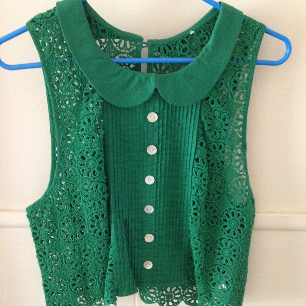 Anthropologie crop top